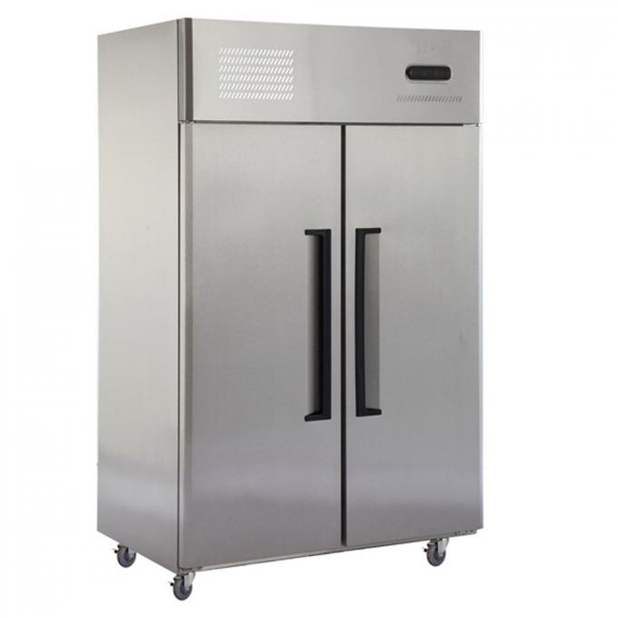 refrigerador de acero inoxidable comercial del congelador de la cocina del equipo de refrigeración 1000L