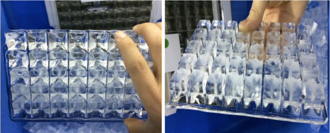 máquina 50kg/day del fabricante de hielo del cuadrado 8000W para la cafetería 31